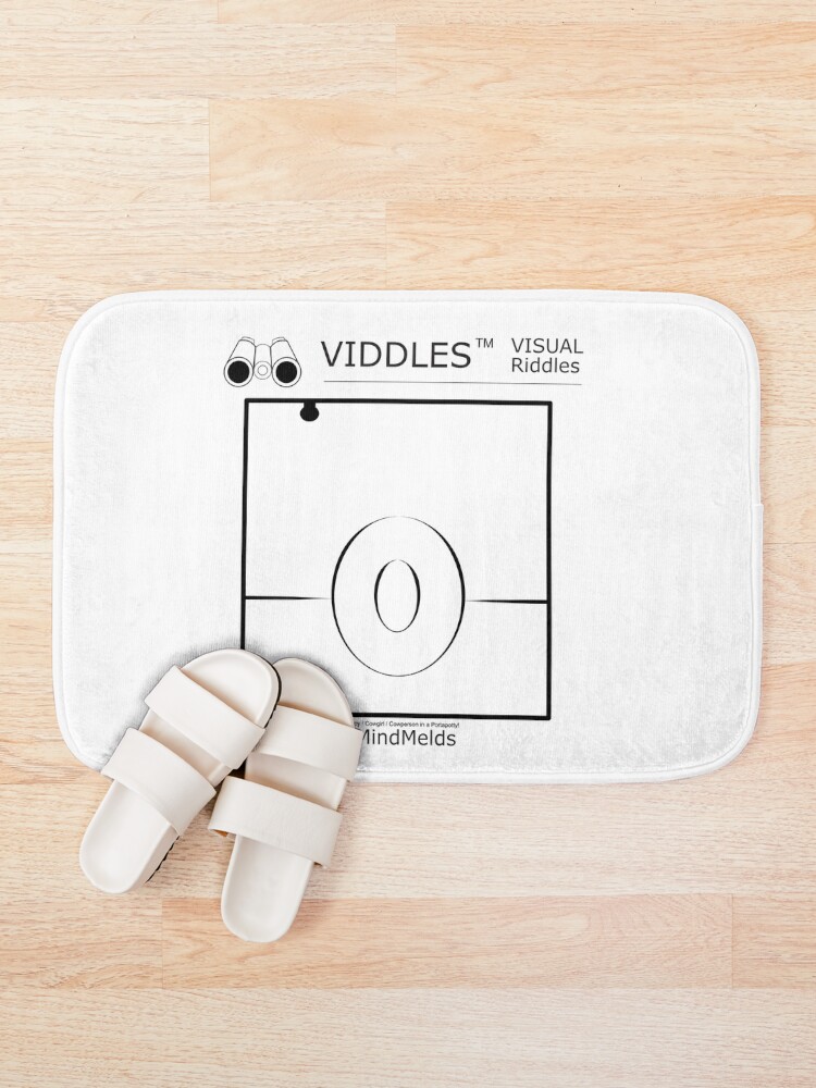 Alternate view of Viddle - Visual Riddles Cowboy Bath Mat