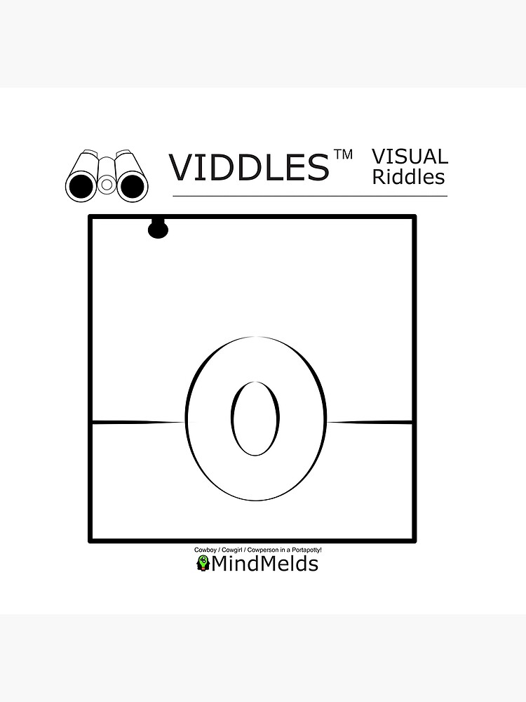 Viddle - Visual Riddles Cowboy by ThinkinClothing