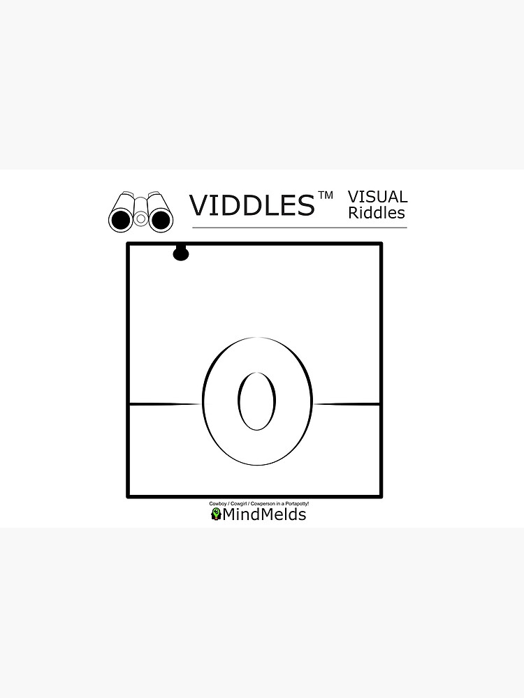 Viddle - Visual Riddles Cowboy by ThinkinClothing