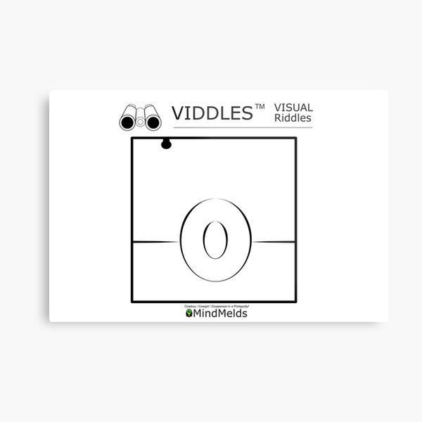 Viddle - Visual Riddles Cowboy Metal Print