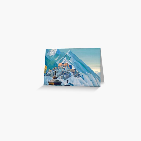 Nicholas Roerich - Tibet Himalayas Greeting Card