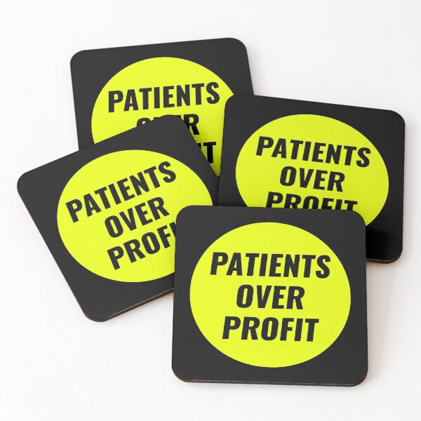 Item preview, Patients Over Profit designed and sold by Picket Club.