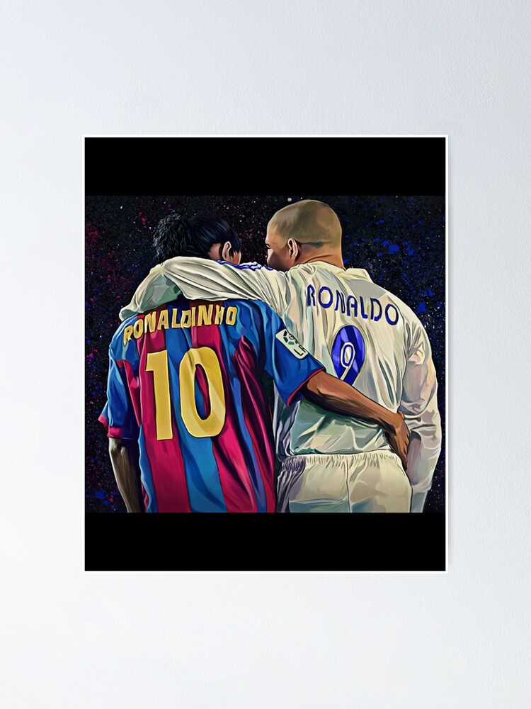 Wallpaper Ronaldinho Ronaldo Poster For Sale By Hdolphhumb Redbubble