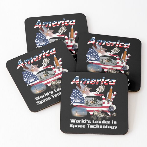 Item preview, America Leads the World in Space Tech designed and sold by Michael Pilinski.
