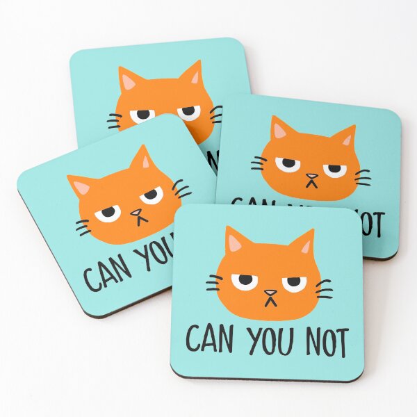 Item preview, Can You Not | Funny Orange Cat  designed and sold by Jenn Inashvili.