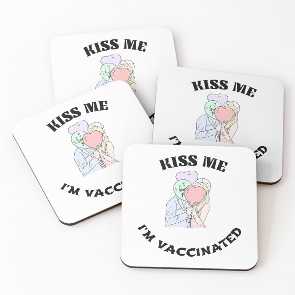 Item preview, Kiss me I'm vaccinated - relationship goals and valentines day gifts designed and sold by mr&mrsmalik malik.