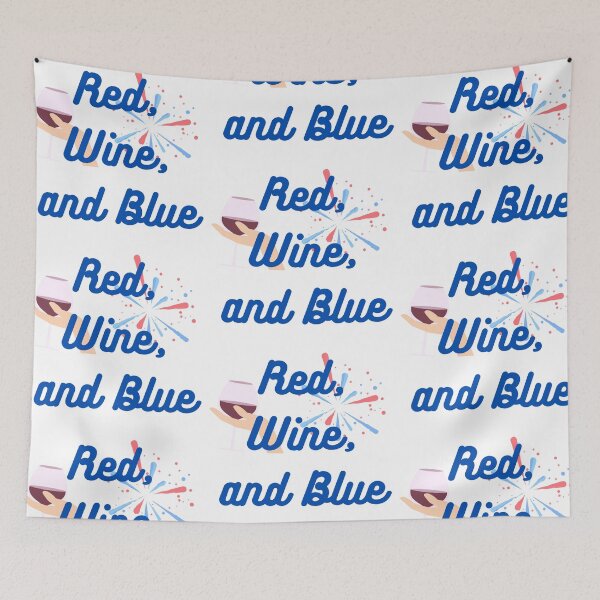 Item preview, Red Wine and Blue designed and sold by GeoTeasters.