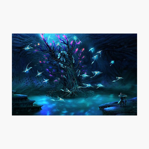 Subnautica - Glow Cove Photographic Print