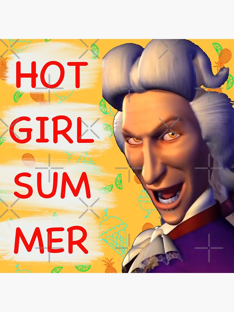 Hot Girl Summer From Preminger Sticker For Sale By Serenesketches Redbubble 4490