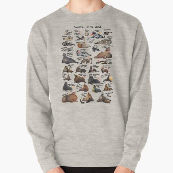 Pinnipeds of the World Pullover Sweatshirt