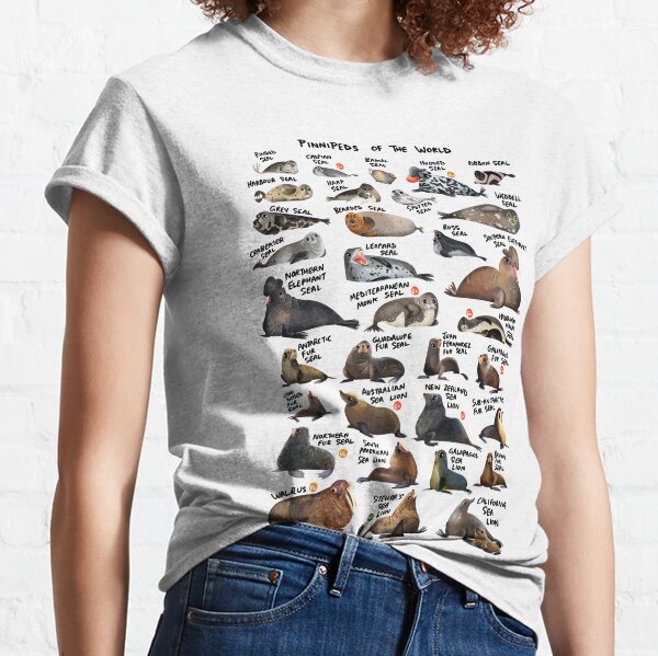 600px x 599px - Sea Lion T-Shirts for Sale | Redbubble