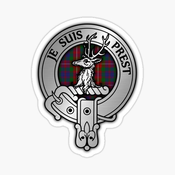 Clan Fraser of Lovat Crest & Tartan Sticker