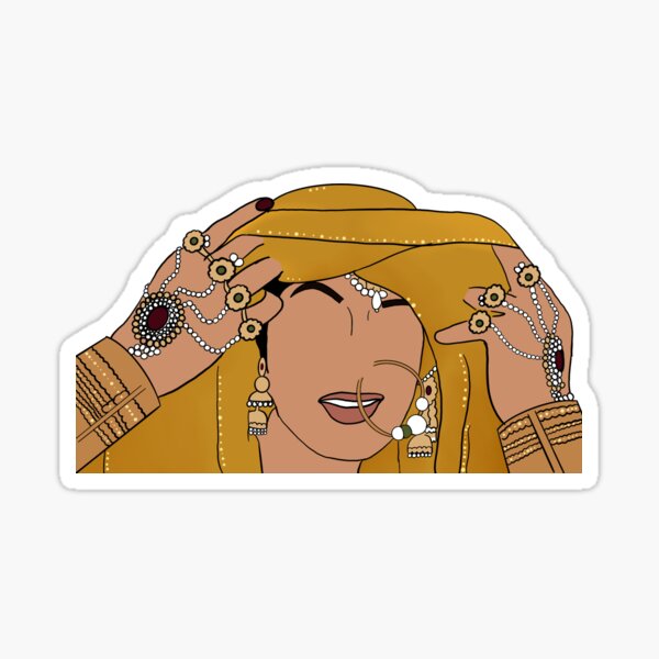 Madhubala Sticker