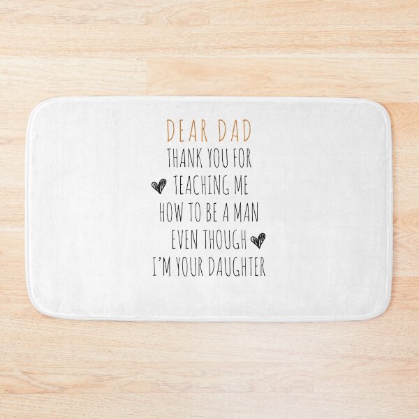 Item preview, Dad Thank for Teaching me How to be a Man designed and sold by ZimbomDesigner.