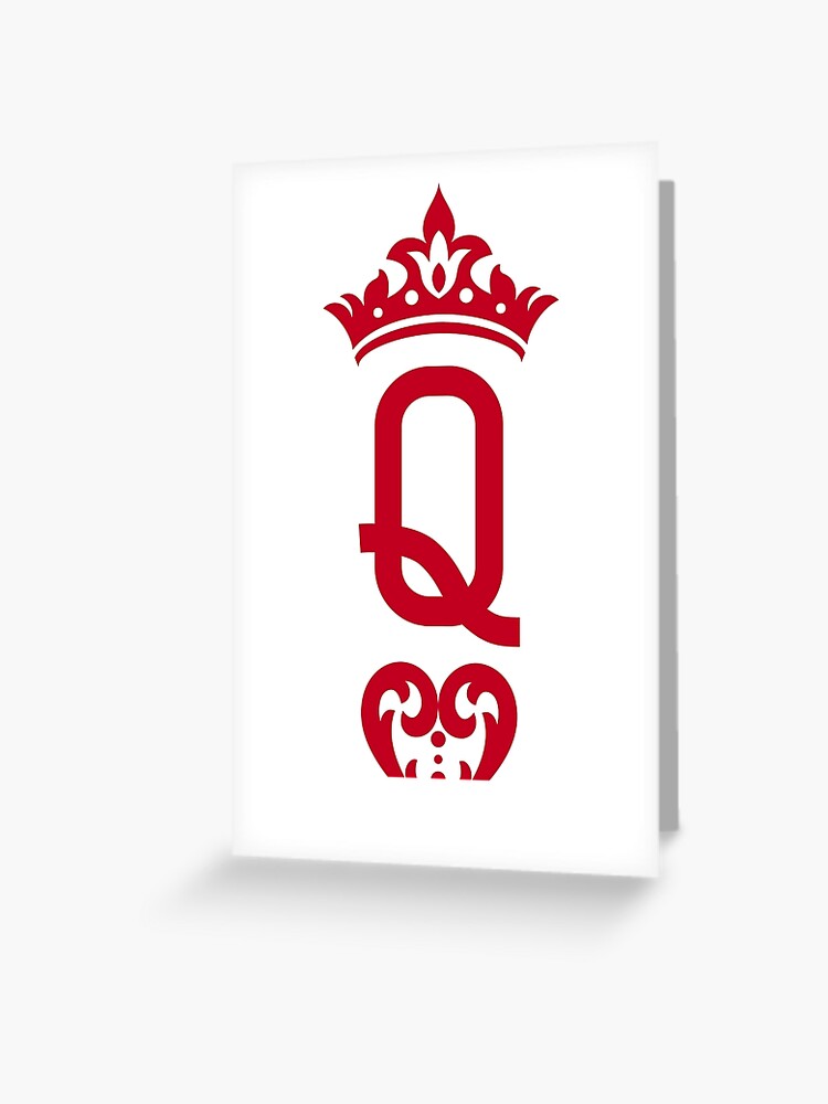 Blank Playing Card King Spades Greeting Card