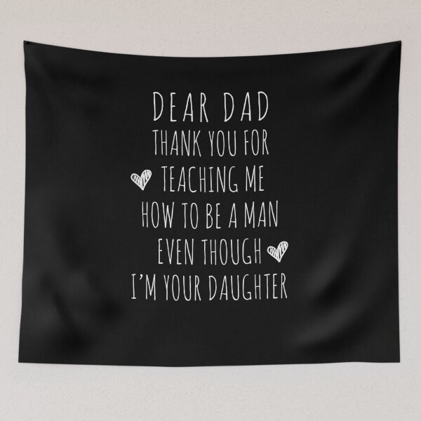 Item preview, Fathers Day: Dad Thank for Teaching me How to be a Man designed and sold by ZimbomDesigner.