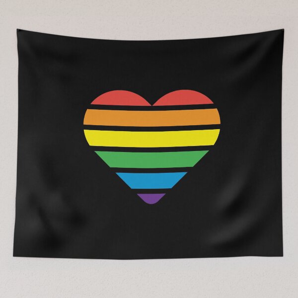 Item preview, Rainbow heart - couple outfits designed and sold by mr&mrsmalik malik.