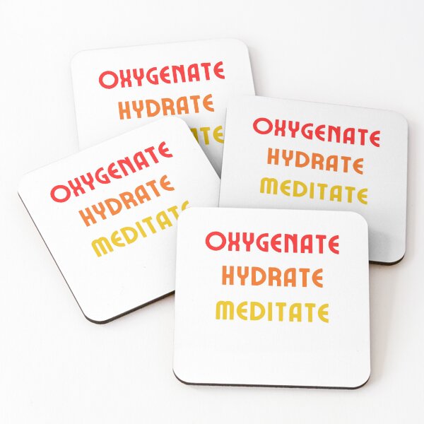 Item preview, Oxygenate, Hydrate, Meditate - Sunrise designed and sold by visual-samadhi.