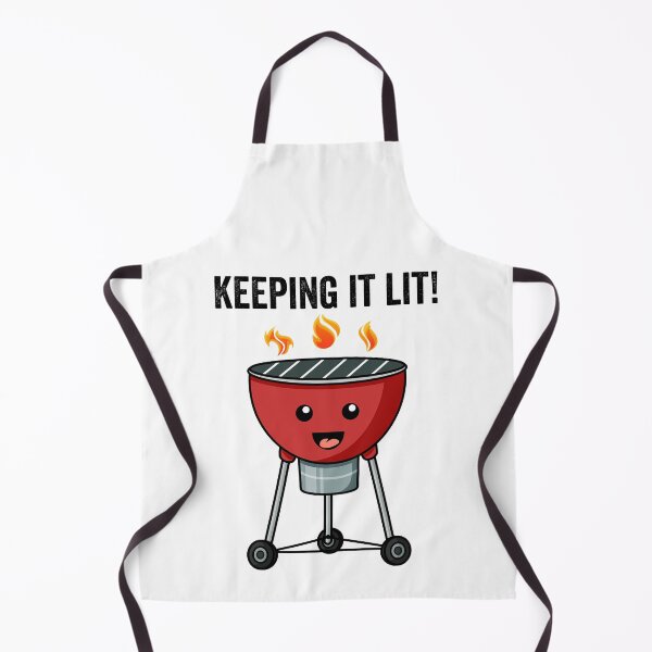 Item preview, Keeping It Lit BBQ Barbeque Summer Kawaii designed and sold by MeowsAndMakes.