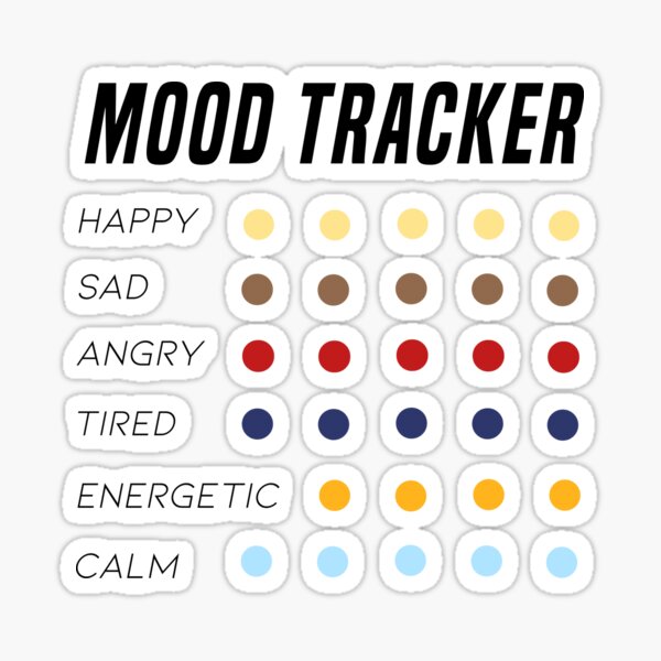 Mood Tracker Stickers