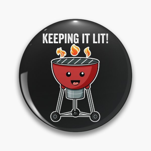 Item preview, Keeping It Lit BBQ Barbeque Summer Kawaii designed and sold by MeowsAndMakes.