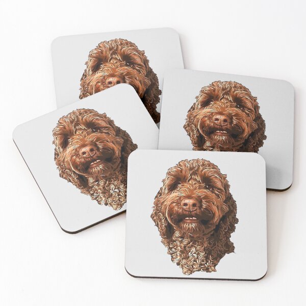 Item preview, Chocolate Labradoodle Spoodle Cockapoo Goldendoodle Smile  designed and sold by Elarex.