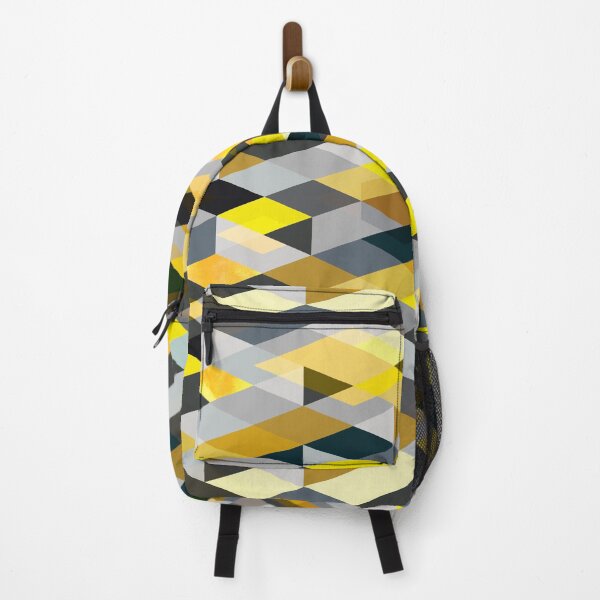 Item preview, Rhapsody Jewelled Yellow Grey Modern Abstract Geo designed and sold by Cecilia Mok.