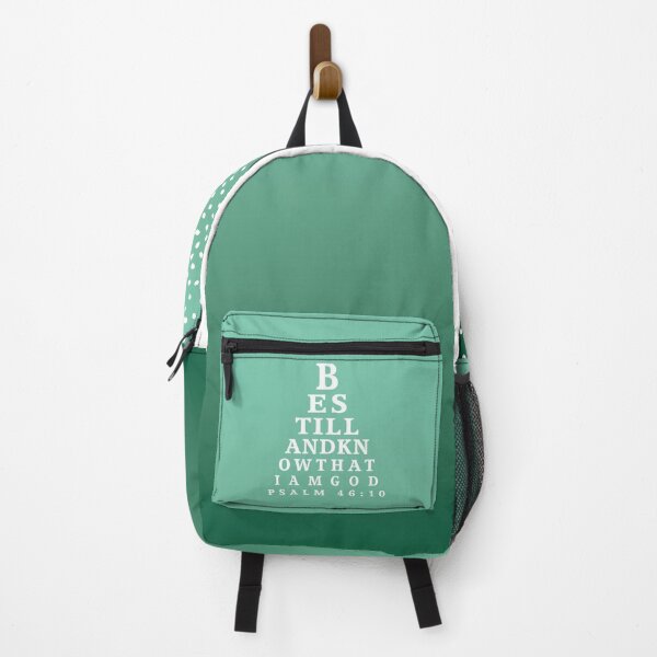 Item preview, Be Still and Know That I Am God Christian Bible Verse Eye Chart designed and sold by NoBonesLife.