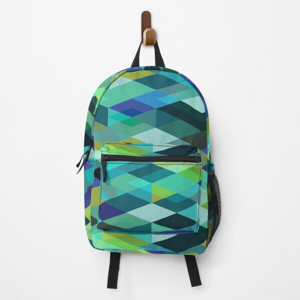 Item preview, Rhapsody Jewelled Peacock Blue Green Modern Abstract Geo designed and sold by Cecilia Mok.
