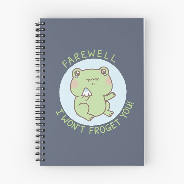 Item preview, Crying Frog Farewell I Won't Froget You designed and sold by rustydoodle.