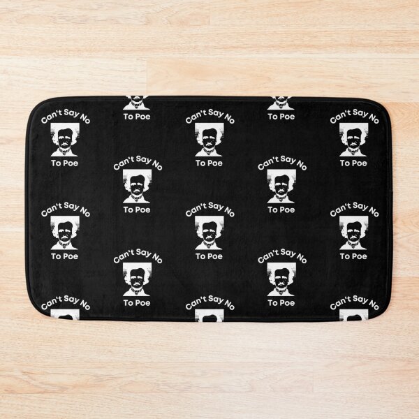 Item preview, Can't Say No to Poe - White on Black designed and sold by Mmebelletrist.