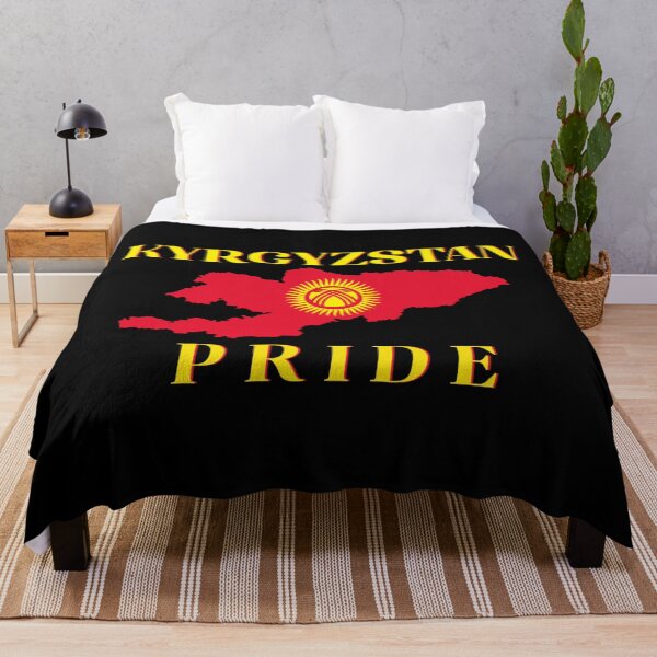 Item preview, Kyrgyzstan Flag Pride Country Outline designed and sold by JG0024.