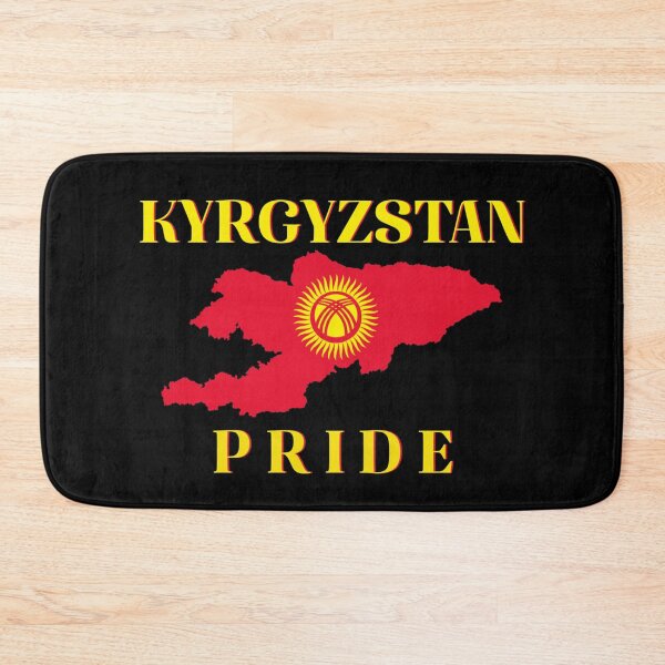 Item preview, Kyrgyzstan Flag Pride Country Outline designed and sold by JG0024.
