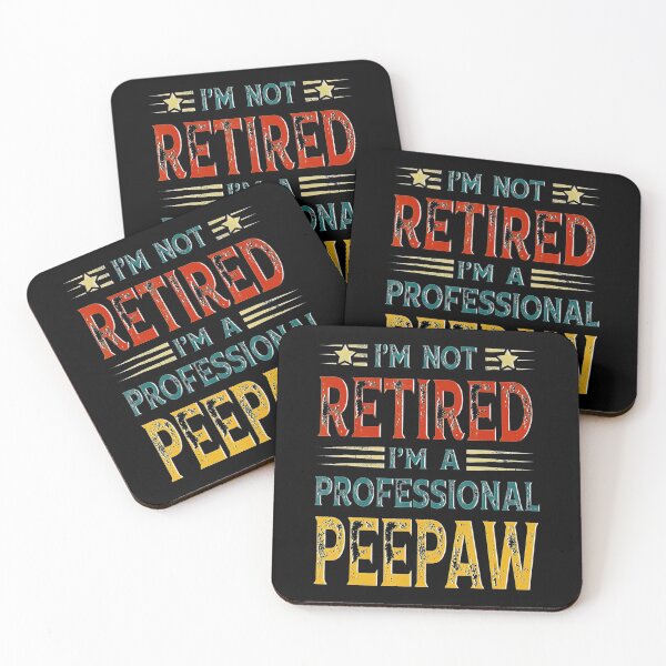 Item preview, Im Not Retired Im A Professional Peepaw Vintage Retro designed and sold by BargerStore.
