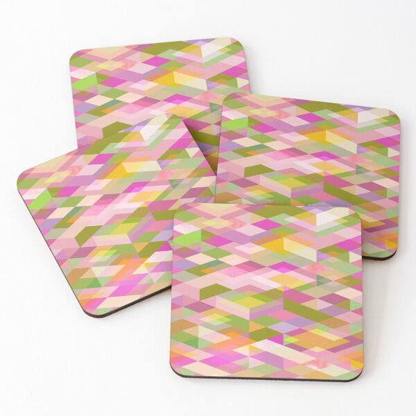 Item preview,  Rhapsody Jewelled Pink Modern Abstract Geo designed and sold by Cecilia Mok.