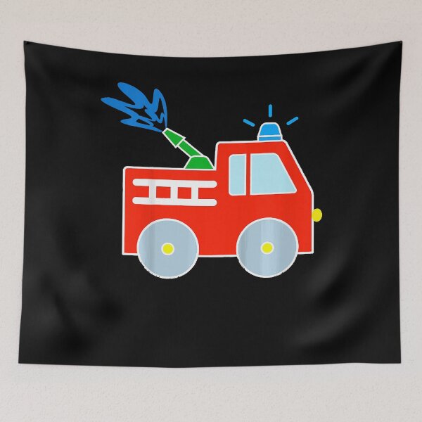 Item preview, Child Fire Engine Fire Brigade Vehicle Child T-shirt designed and sold by Happy-Luxemb.