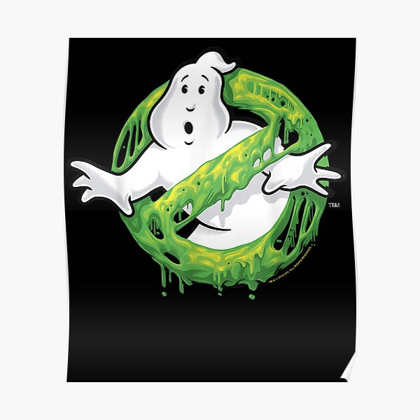 Poster Ghostbusters Slime Redbubble
