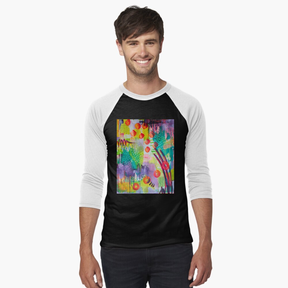 Item preview, Baseball ¾ Sleeve T-Shirt designed and sold by jemcnair.