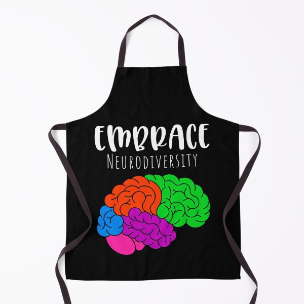 Item preview, Embrace Neurodiversity Brain Autism Awareness designed and sold by Dolphin Graphic.