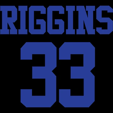 Artwork thumbnail, Number 33 Riggins by HencerHeorges
