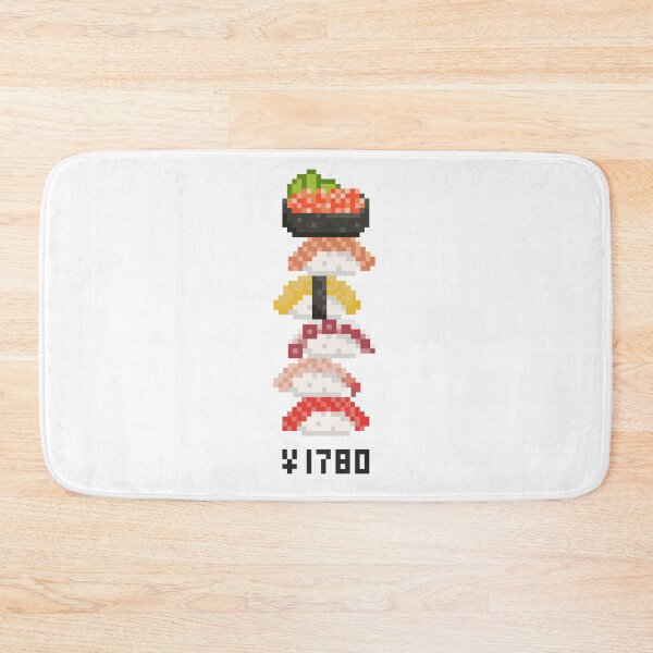 Item preview, Sushi Tower Stack Pixel Art designed and sold by AnnaYenardi.