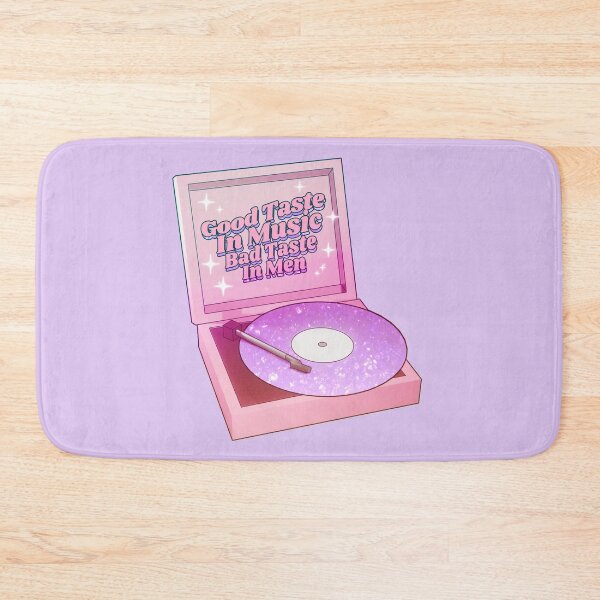 Item preview, Good Taste In Music Bad Taste In Men Vinyl Record Player designed and sold by VelvepeachShop.