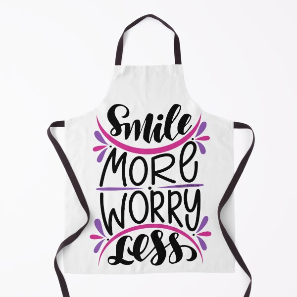 Item preview, Smile more worry less designed and sold by Vectshirt-shop.