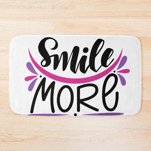 Item preview, Smile more worry less designed and sold by Vectshirt-shop.