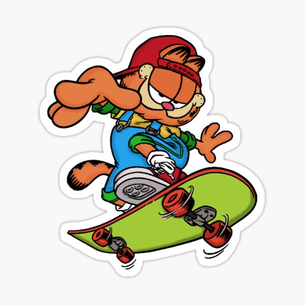 Garfield Stake Shirt Sticker For Sale By Lofichill1642 Redbubble