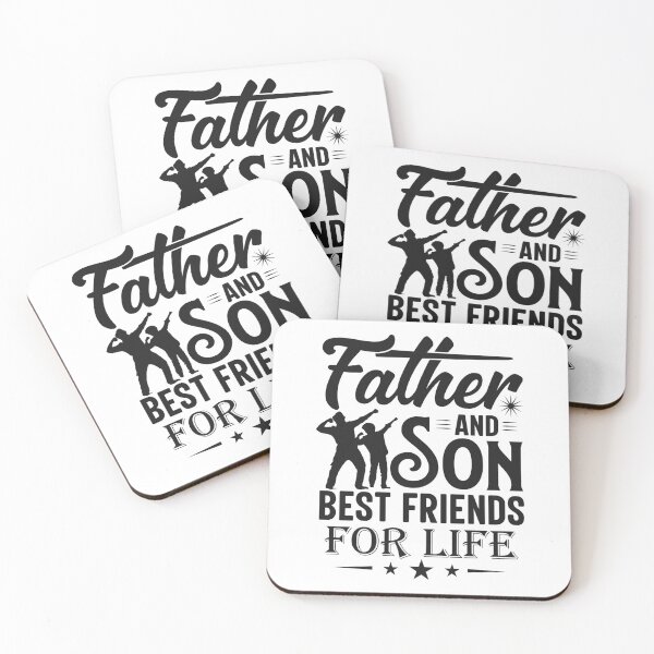 Item preview, FATHER AND SON BEST FRIENDS FOR LIFE designed and sold by Printoweb.
