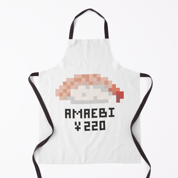 Item preview, Amaebi Shirmp Nigiri Sushi Pixel Art designed and sold by AnnaYenardi.