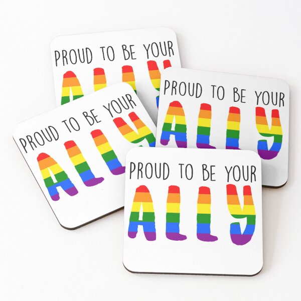 Item preview, Proud To Be Your Ally LGBTQ+ designed and sold by drmery.