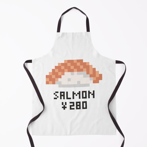 Item preview, Salmon Nigiri Sushi Pixel Art designed and sold by AnnaYenardi.