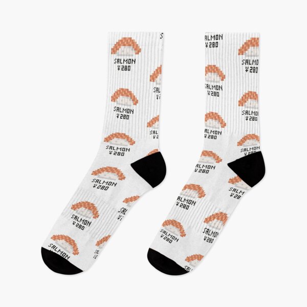 Item preview, Salmon Nigiri Sushi Pixel Art designed and sold by AnnaYenardi.